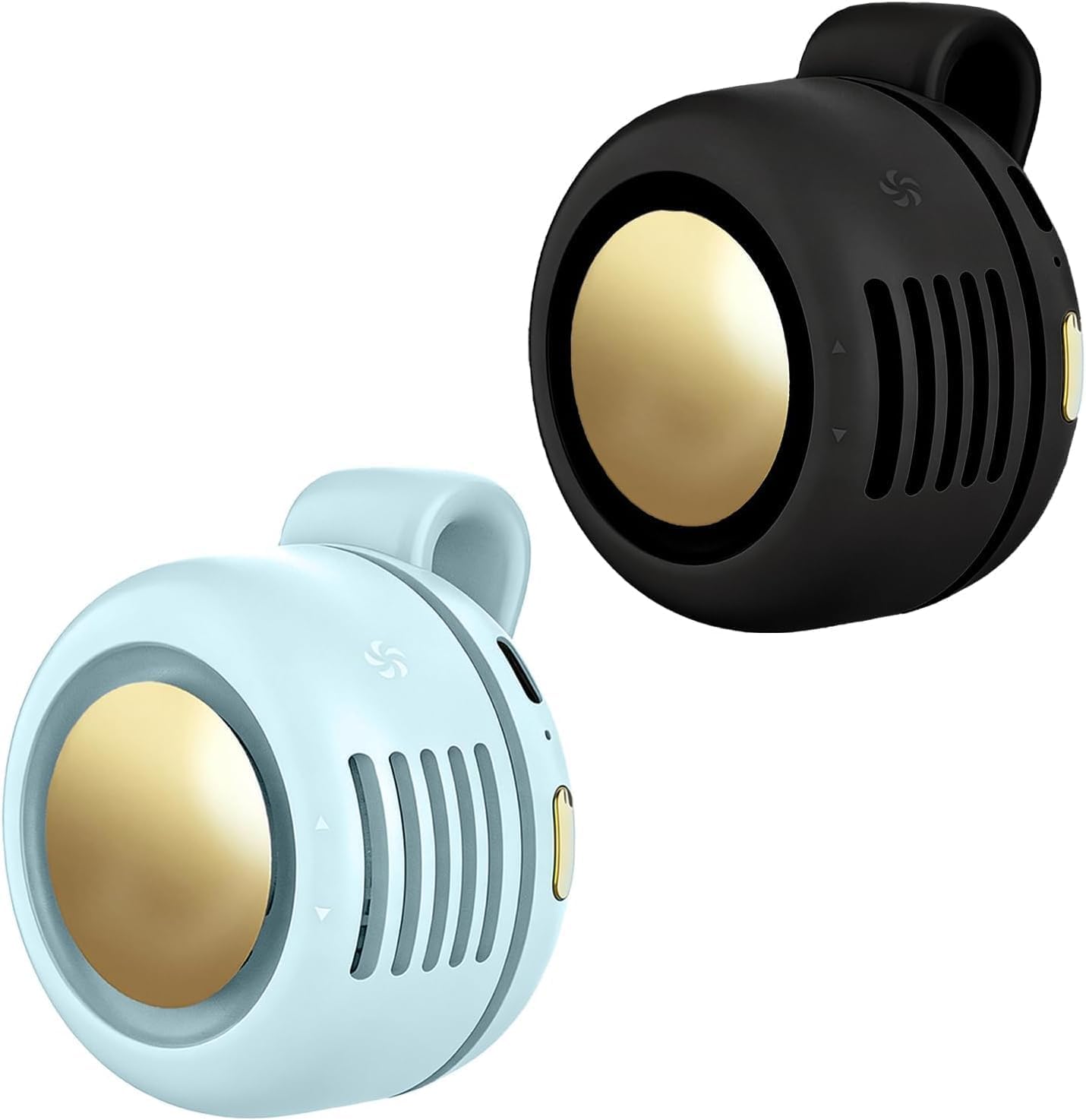 Portable Clip-On Fan, Mini USB Rechargeable 360° Rotatable Fan, Personal Fan 3-Speed Silent Mini Bladeless Fans