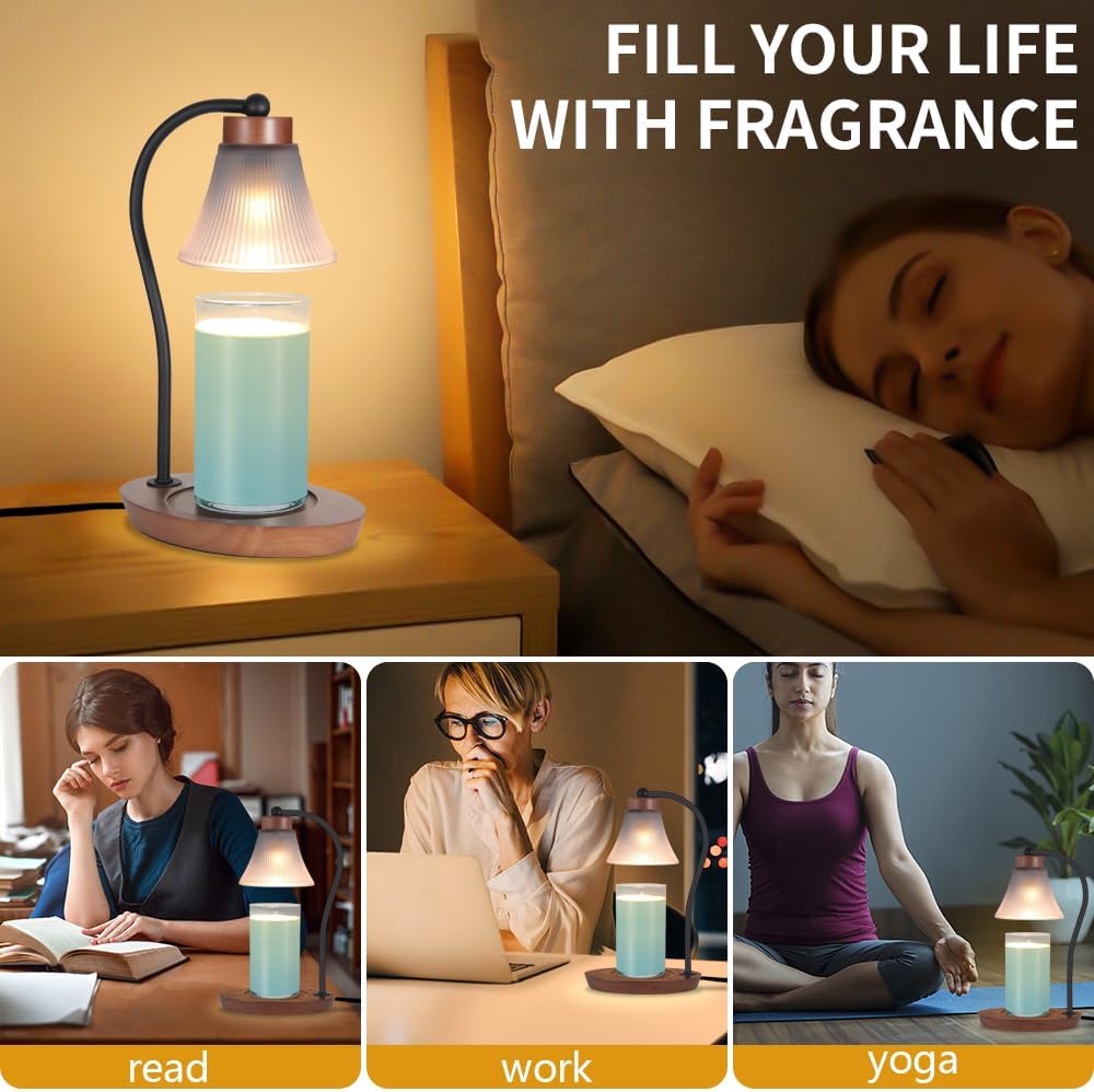 mocosa Candle Warmer Lamp with Adjustable Height Dimmable for New Home Decor Electric Candle Warmer for Jar Candles Birthday Gifts for Women Mom(Hummingbird)