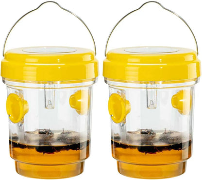 Wasp Traps Outdoor Hanging, Carpenter Bees, Yellow