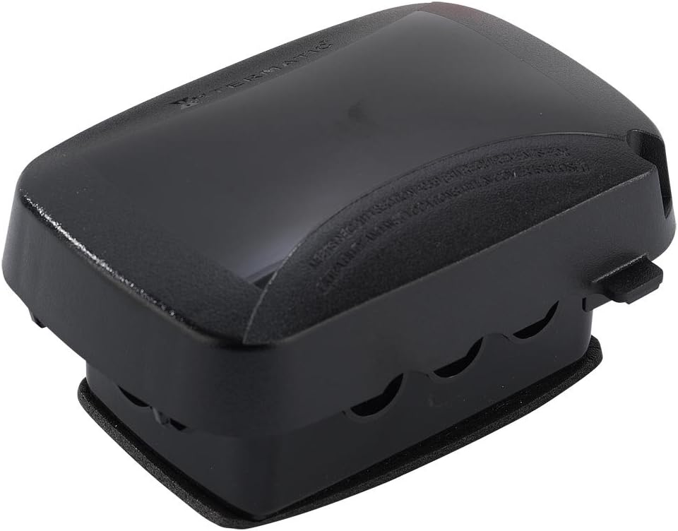Intermatic WP5100BL Extra Duty Plastic Weatherproof Cover, 2.75-Inch Single Gang, Black