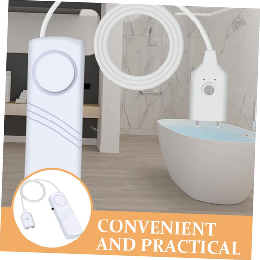WOONEKY Water Leak Sensor for Home High Volume Alarm for Bathroom Kitchen and Basement Easy Installation Water Level Alert Accurate Detection of Overflow and Leakage