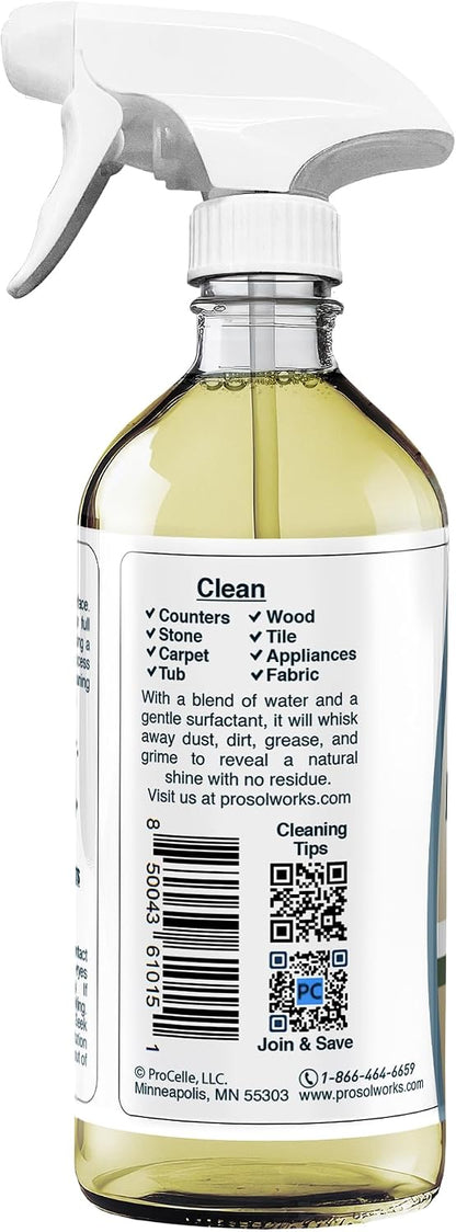 Degreaser Cleaner Heavy Duty Cleaning Spray 16 oz - Kitchen Cleaner for Stubborn Splatters, Stove Top, Grill, Drip Pans, & Oven Cleaner - Safe on All Surfaces - Fresh Scent