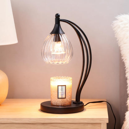 Candle Warmer Lamp with Timer Dimmer - Electric Light Wax Warmer for Jar Candles - Lamp with 2 Bulbs, Unique Birthday Gifts for Women Mom House Warming Gifts New Home Decor