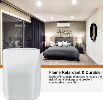 Fielect Weatherproof In Use Outdoor Outlet Cover 86Type Clear Electrical Outlet Cover Box 5" x 8.4" x 1.9"