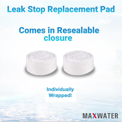 Max Water Replacement Pads for Automatic Leak Detectors in Under Sink Reverse Osmosis Water Filtration Systems - Replacement Pads Only 0.78" (20mm) Diameter (Pack of 2)