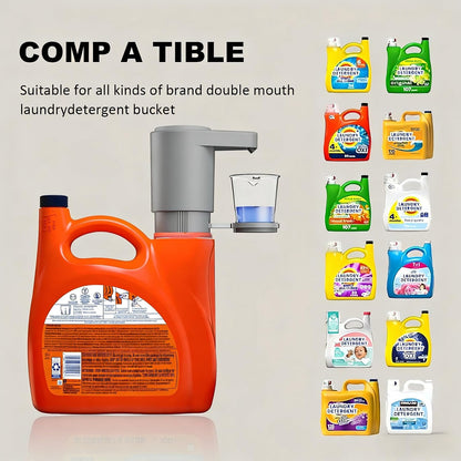 Electric Detergent Dispenser,Automatic Laundry Detergent Dispenser,Wireless Electric Detergent Pump,Quickly Resolve Burdens in Laundry Room Organization