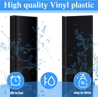 Sasylvia 10 Pcs Wall Corner Protector Guards, Vinyl 3/4 x 48 Inches Corner Trim Molding, Avoid Scratching Scuffs, Ease Install and Cleaning for Door Countertop Furniture Cabinet Protection, Clear