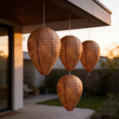 Wasp Trap 4-Pack-Attract & Trap Wasps, Hornets, Yellow Jackets; Protect Patio, Garden, Yard; Reusable, Weather-Resistant, Safe for Family/Pets; Easy Hang & Maintain.