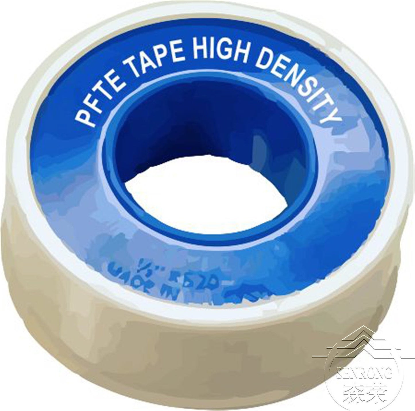 3/4" x 520" PTFE Thread Seal Tape 10 Pack - 3X Thick Teflon Tape for Gas & Drinking Water - Heavy Duty Pipe Sealant White