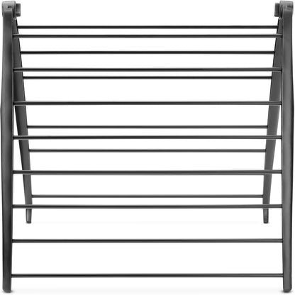 Whitmor Spacemaker Folding Drying Rack, Freestanding Indoor Clothes Dryer, Space Saving Compact Design, 6"L x 26"W x 51.5"H, White