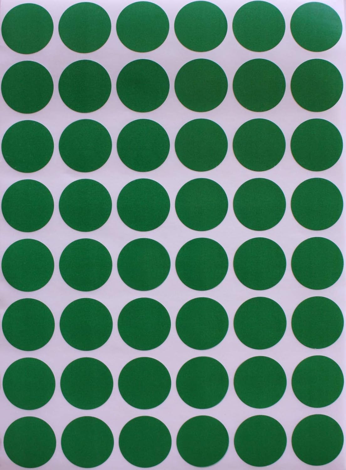 Royal Green Dot Sticker 11/16" Inch (17mm) Colored Labels in Purple - 2400 Pack - Colors B