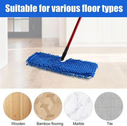 Mop Heads Replacements for O-Cedar Hardwood Floor 'N More Microfiber Flip Mop, 2 Pack Dust Mop Replacement Heads for Ocedar Flip Mop, Reusable Refill Double-Sided Mop Head for O Cedar Mop