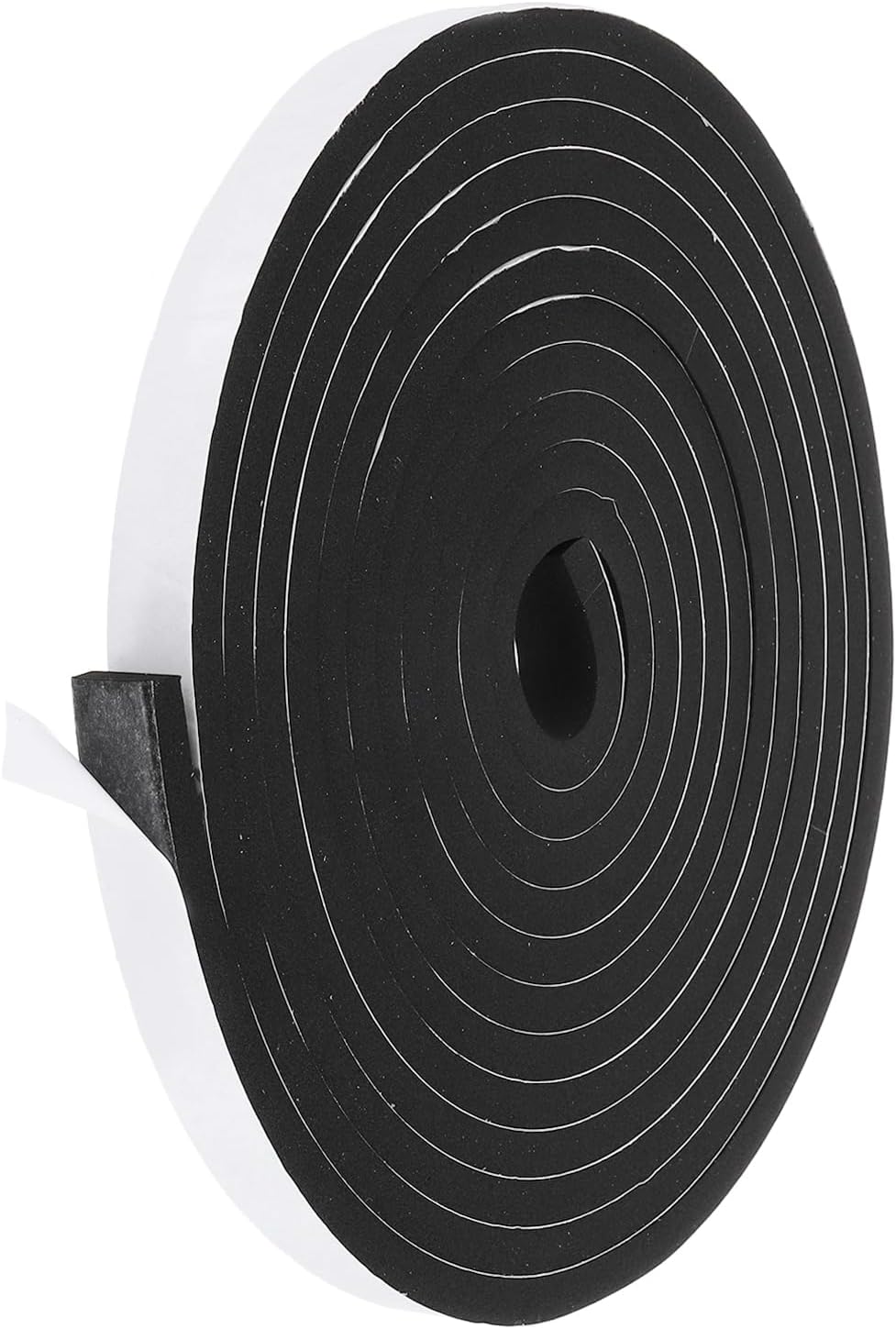 PATIKIL Weather Stripping Door Seal Strip, 3/8 Inch x 1/4 Inch x 32 Ft Self Adhesive Soundproof High Density Foam Tape Insulation for Door Window Air Conditioning, White - Colors A