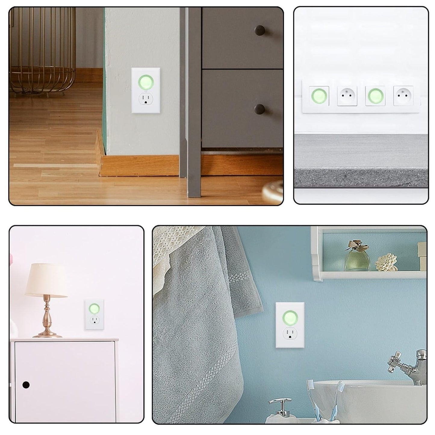 Pure Blue Color Outlet Covers Baby Proofing - Plug Covers for Electrical Outlets, Child Proof Socket Covers, Baby Safety Products for Home, Office