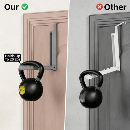 2 Pack Over The Door Hanger Folding Clothes Drying Rack, Folding Hanging Coat Rack for Indoor Laundry Room Compact Small Space Foldable Portable Clothing Hanger Hook Collapsible (Wihte-2(Upgraded))