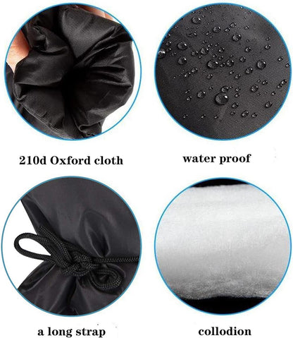 Outdoor Faucet Covers for Winter Freeze Protection,20.4"X8" Hose Bib Covers for Winter,Reusable Thicker Waterproof Insulated Spigot Cover