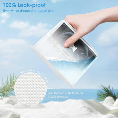 Moisture Absorbers, Efficient Humidity Absorber ＆ Odor Eliminator Boxes, Refillable Car Dehumidifier for Closet, Bathroom, Basement＆ RV, 3 Pack, Fragrance Free