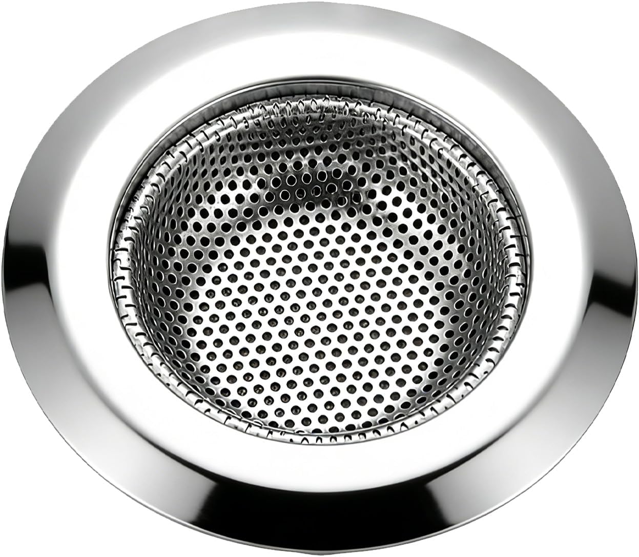 Bathtub Drain Strainer，2.87 inch Bathtub Floor Shower Hair Drain Catcher Cover, Stainless Steel Bathroom Sink Strainer Filter Basket for Bathroom Sink, Wash Basin