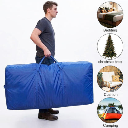 66 Gallon Extra Large Storage Bags, XXL Moving Bags with Zippers & Side Handles, Jumbo Big Storage Totes for Moving & Space-Saving Organization (Black, 66 Gallon, 1 Pack)