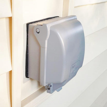 TayMac MX3200 RaynGuard Extra Duty Metal Weatherproof in-Use Cover, 1-Gang, Gray, 3.55 x 3.37 x 6.12 inches