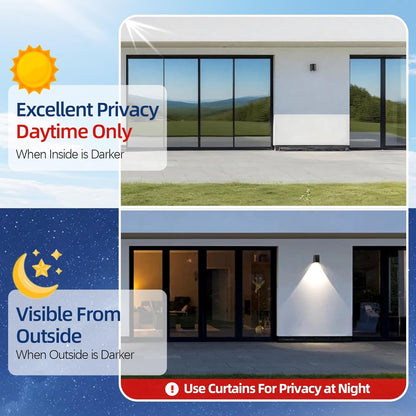 Frosted Window Privacy Film Static Cling, Removable Reusable Glass Sticker, Anti-UV Heat Blocking Decorative Window Film for Home Bathroom Bedroom with Installation Tools Frosted White 17x78inch