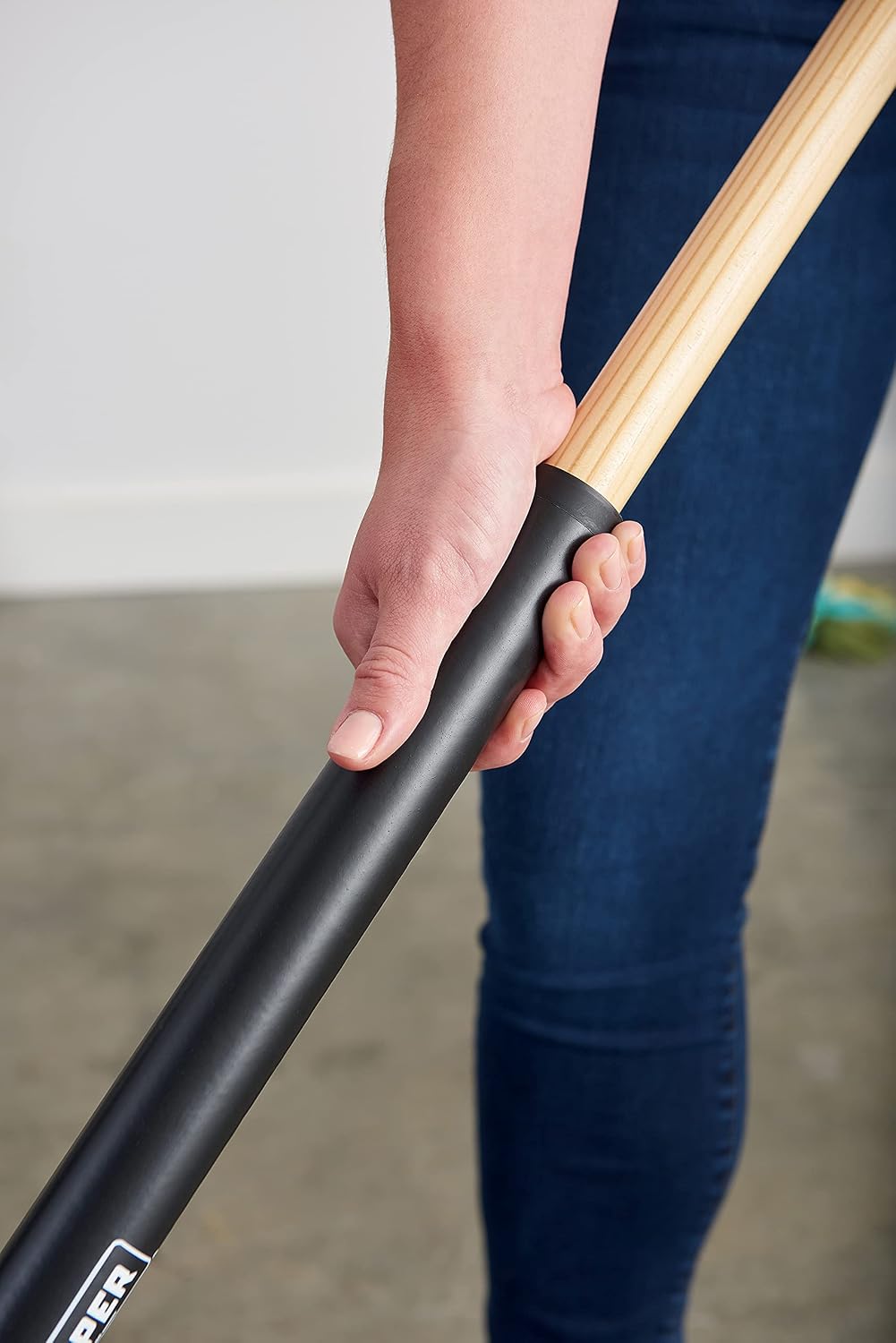 Harper 20201044 24 in. Indoor/Outdoor Dry All-Purpose Push Broom with Dual Bristles, for Dust, Gravel, Debris