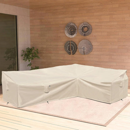 Patio Deck Box Cover, 63x30 Inch Fire Pit Covers with Straps and Handles, Waterproof Heavy Duty Outdoor Furniture Winter Cover for Keter, Suncast, Lifetime Container