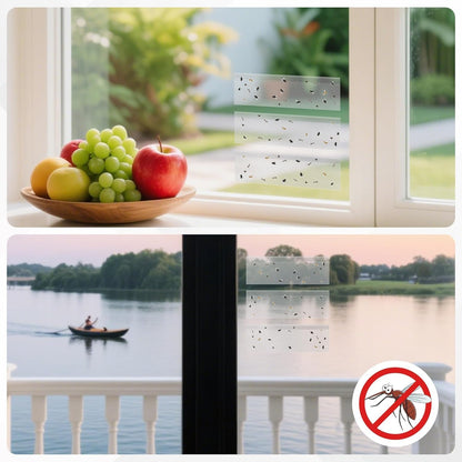 LULUCATCH Window Fly Trap, 24 Pack Fruit Fly Traps for Indoors, Sticky Gnat Trap Bug Trap, Non-Toxic Odorless Flying Insect Trap, Pet Safe Bug Catcher for Fruit Fly, Mosquitos, Fungus & Flying Insect