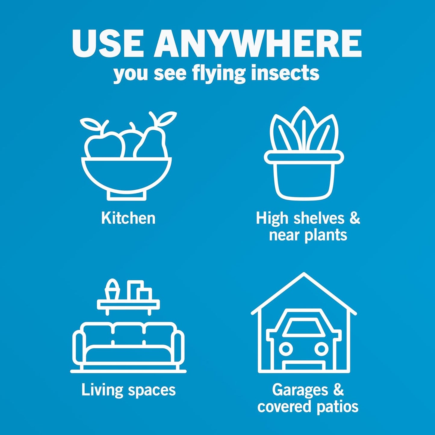 Safer Home Indoor Plug-In Fly Trap - SH502 - Effective Fruit Fly Traps for Indoors, Gnat Traps for House Indoor, 400 Sq Ft Protection - Style: 1 Device + 2 Glue Cards