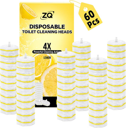 Toilet Bowl Wand Refills for Clorox, Toilet Cleaner Refills,100 Count | Compatible with Clorox Toilet System, Pre-Loaded Cleaner, 3-Layer Scrub Pads, 4X Cleaning Power , Lemon Lavender Scent