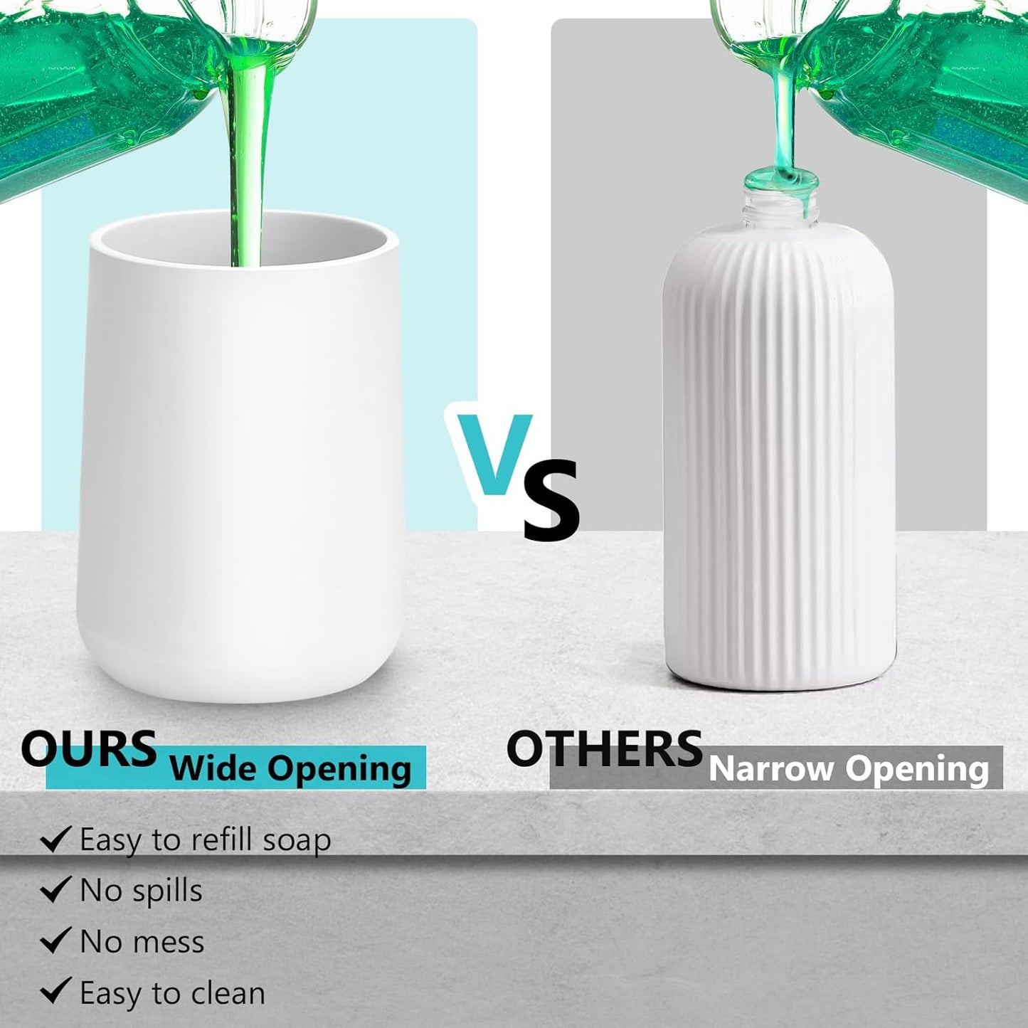 Automatic Soap Dispenser Foaming Touchless: 9oz Plastic Black Modern Rechargeable Electric Auto Foam Soap Dispenser - Bathroom Kitchen Hand Dish Lotion