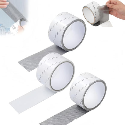 Window Screen Repair Tape, Strong Adhesive Screen Repair Tape Screen Repair Kit Fiberglass Screen Tape Mesh Repair Suitable for mesh Doors and Windows (3 Colors)