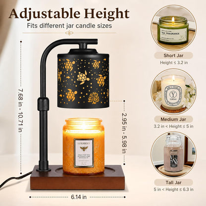 mocosa Candle Warmer Lamp with Adjustable Height Dimmable for New Home Decor Electric Candle Warmer for Jar Candles Birthday Gifts for Women Mom(Hummingbird)