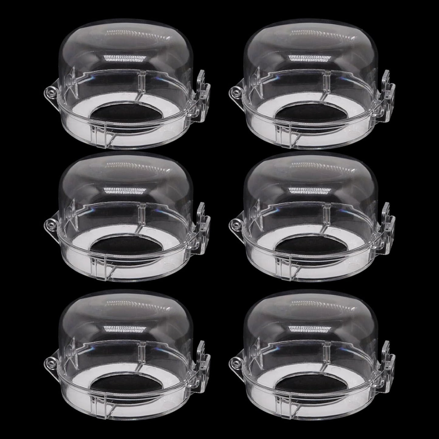 6pcs Gas Stove Knob Locks, Oven Knob Covers for Child Safety, Adhesive Gas Stove Knob Covers, Gas Stove Child Safety Knob Locks Childproof Baby Proofing Oven Safety Lock No Tools Need (Transparent)