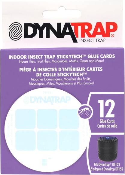 DynaTrap DT152 Indoor Insect Trap and Killer – Catches and Kills Gnats, Flies, Moths & Other Flying Insects