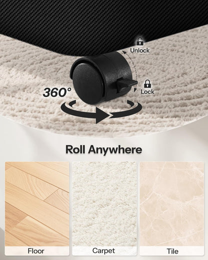 Double Laundry Hamper with Lid and Wheels, 150L Large Laundry Basket with 2 Sections & Removable Liner Bags, Rolling Dirty Clothes Basket with Handles for Bedroom, Bathroom, Dorm, College