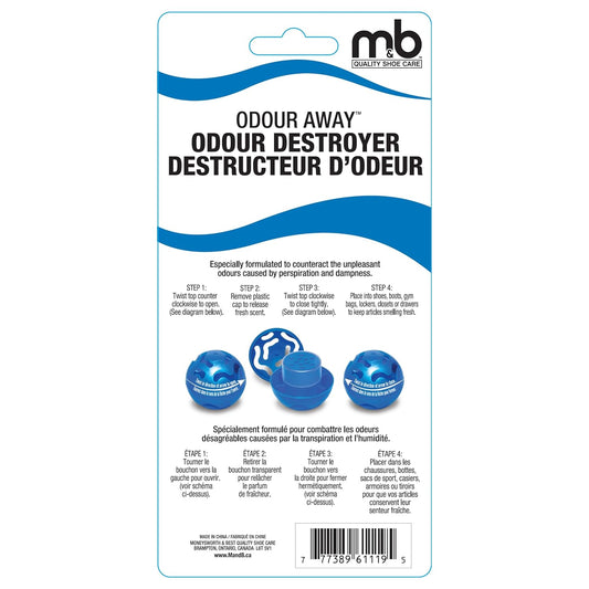 MONEYSWORTH & BEST | SHOE DEODORIZER BALLS | 6 PACK | Odour Blocker, Long-lasting, Fresh Scent | For Sneakers, Shoes, Leather, Gym Bag, & More