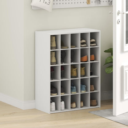 Furinno FANO Shoe Rack, 24-Inch Width 2-Tier Shoe Organizer, Stackable Shoes Storage, 11.7 x 24.2 x 11.7, for Closet Entryway, Office, Garage, Amber Pine