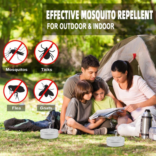 AUDQQM Mosquito Repellent Outdoor Patio, Mosquito Repellant Indoors, Mosquito Repellant for Room/Yard, Camping Mosquito Deterrent, Keep Mosquito Away, Effective for 60 Days-2P