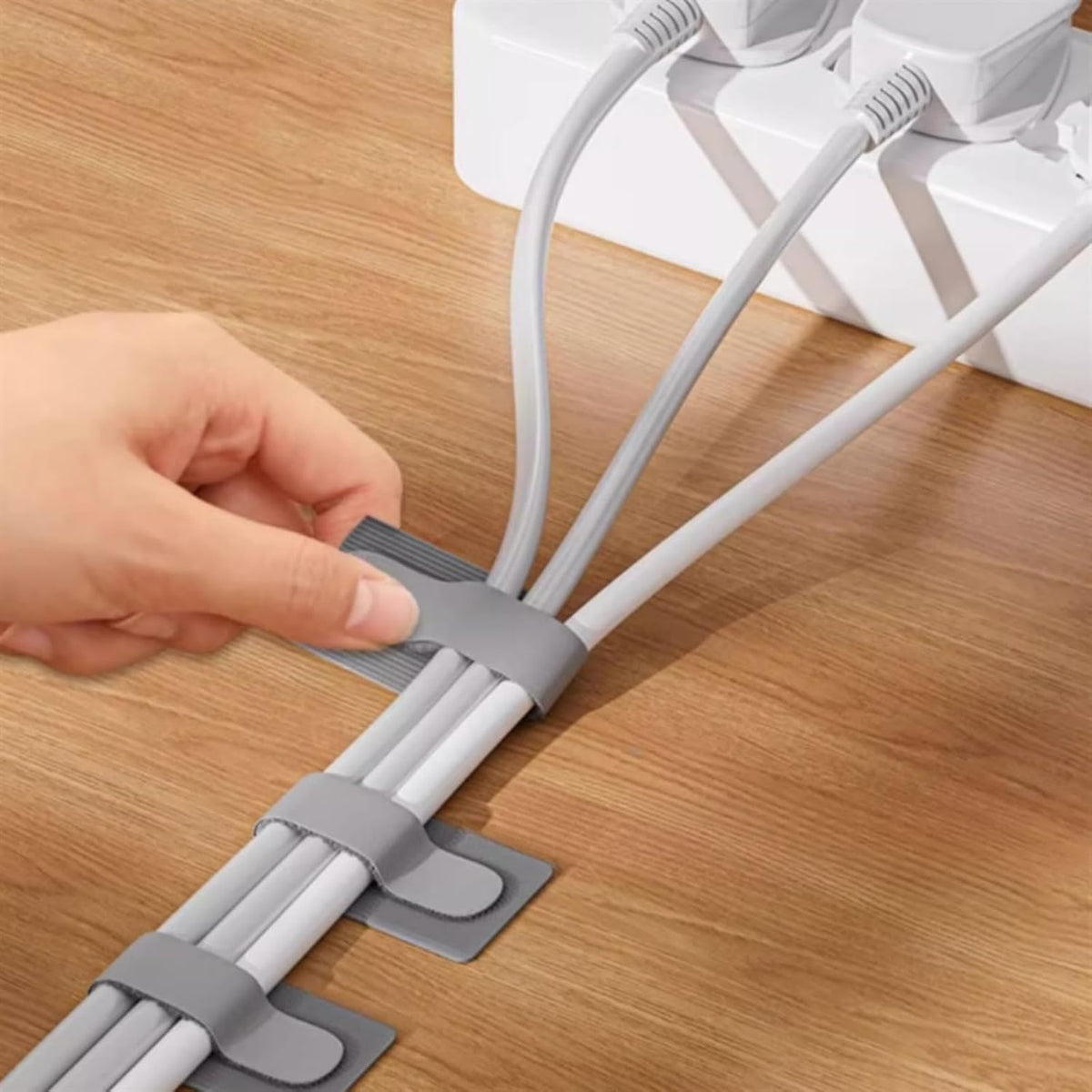 20PCS Cable Management Clips, Reusable Cable Management Organizer, Organizer in Home, Office, Kitchen, School