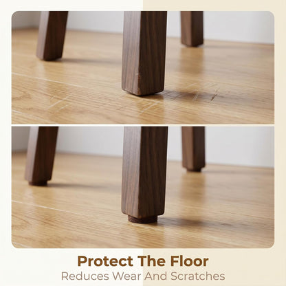 1000Pcs Small Felt Pads for Coaster Bottoms Dots 3/8" Felt Pads for Cabinet Door Bumpers Self Adhesive Felt-Furniture Pad Feet for Chair Legs Round Felt-Hardwood Floor Protectors for Kitchen, Brown