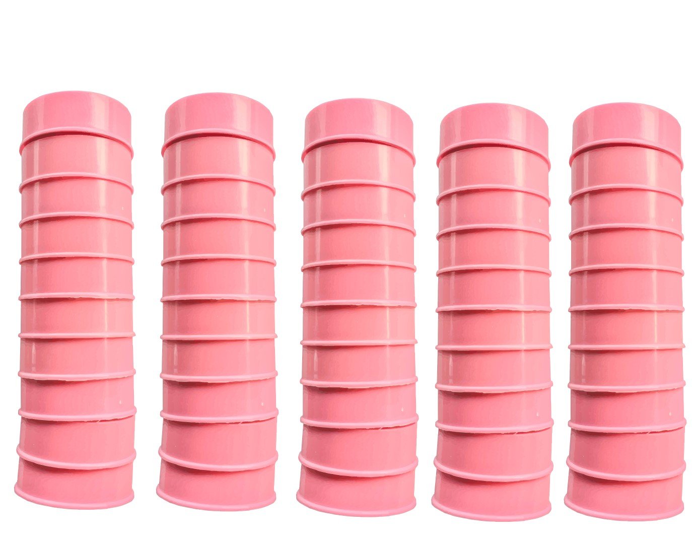 FibroPro Pink PTFE Thread Seal Tape 1/2" x 520" 50 Pack - Heavy Duty Plumber Tape for Gas & Potable Water - High Density Leak Proof Pipe Sealant