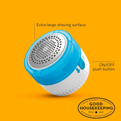 Conair Fabric Shaver, Lint Shaver for Clothing and Furniture Removes Lint, Fuzz, and Pilling, Fabric Pilling Remover with Extra-Large 2.25" Shaving Surface and 3 Stainless Steel Blades