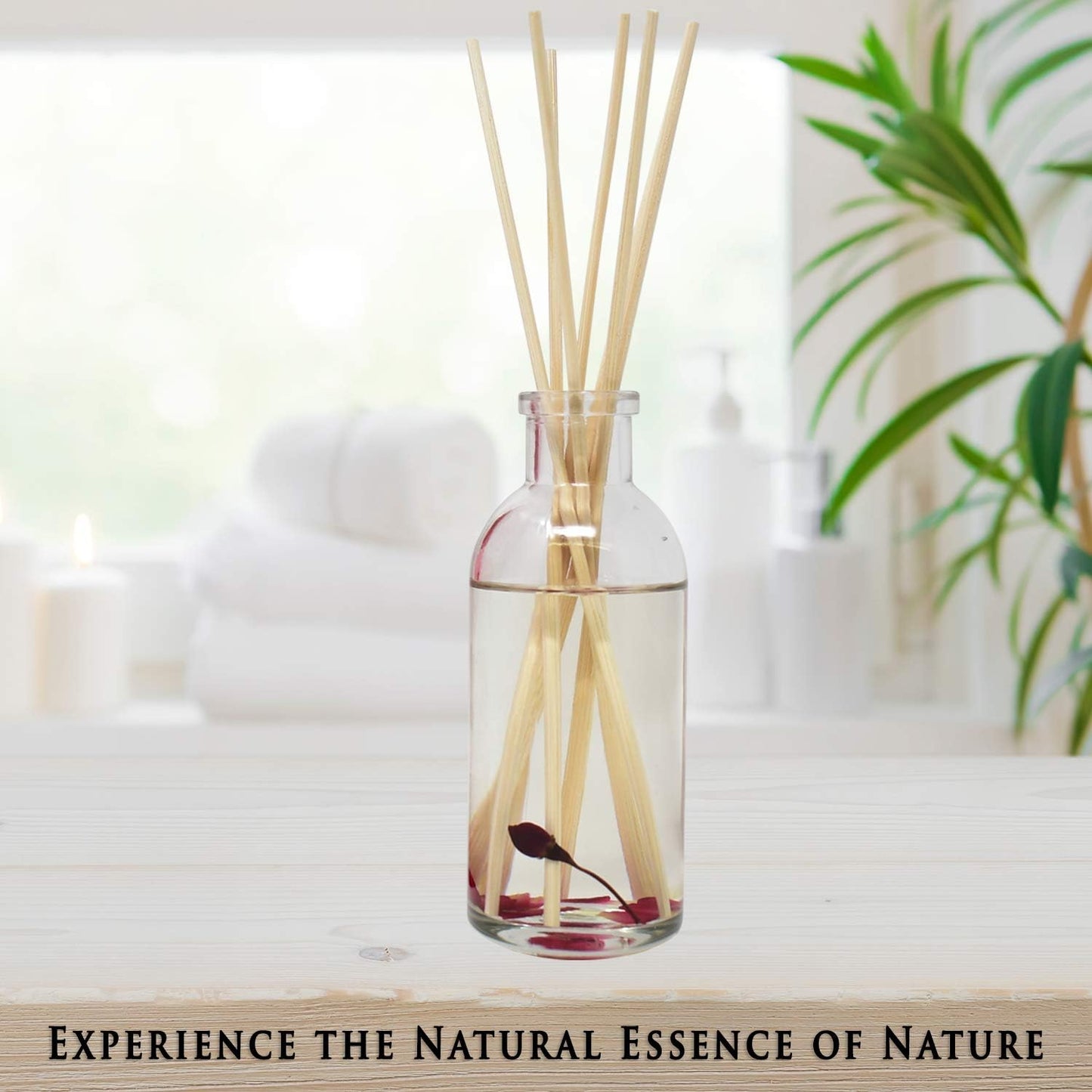 Urban Naturals Smoked Vanilla Reed Diffuser Set with Vanilla Bean, Sandalwood & Leather | Made in the USA - Colors C