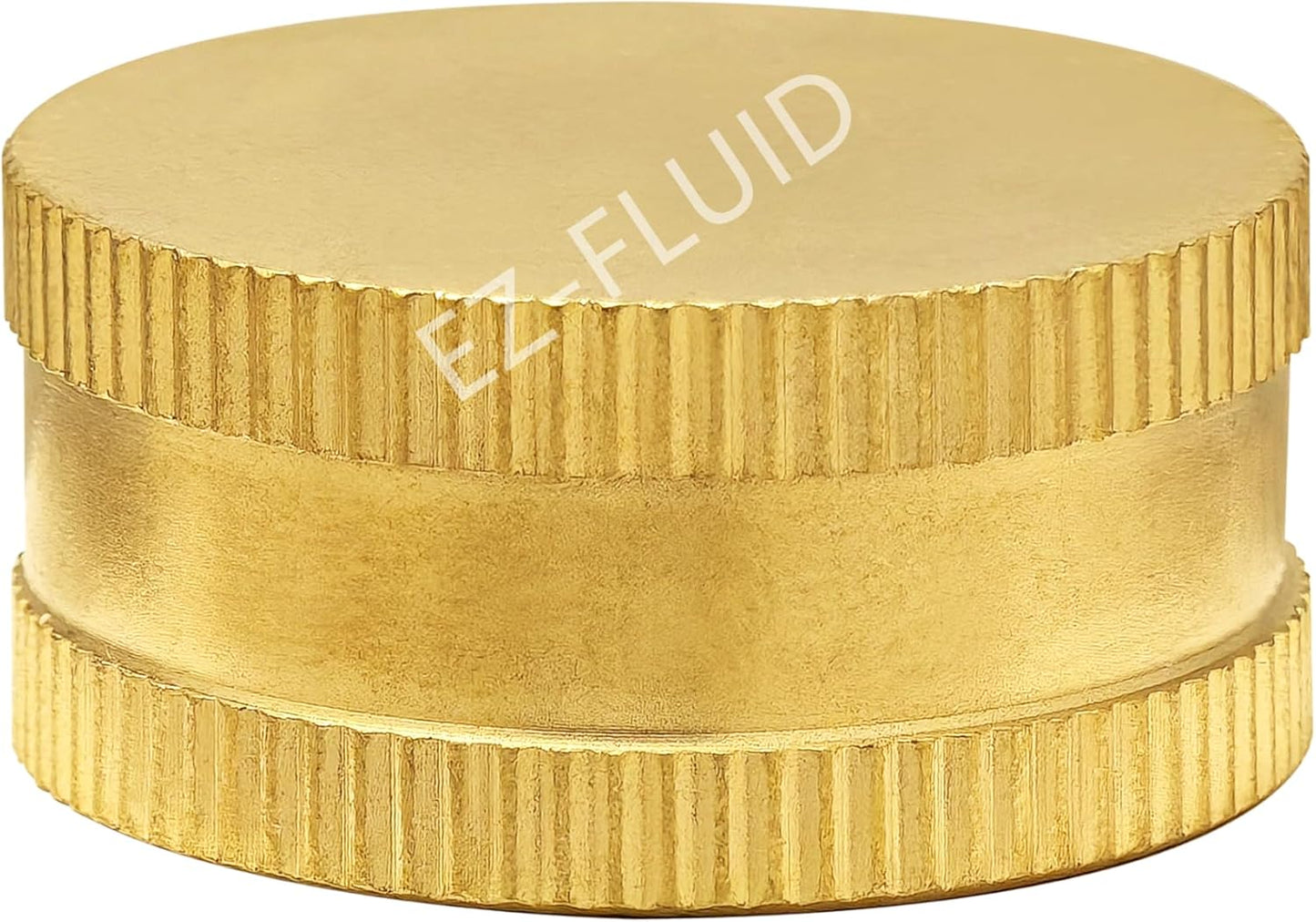 (1) EZ-FLuid 3/4" FHT Female Garden Hose Wye Two way Splitter, Heavy Duty Brass Hose Y Splitter with 1/4Turn Shutoff Ball Valve,2-way 3/4"GHT Threads Connector For outside faucet and hose bibb spigot