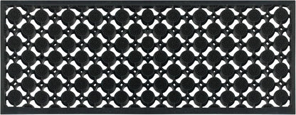 A1HC Outdoor Doormat, Natural Rubber, 18" x48”, Ideal for Outside entryway,Dirt Shoe Scraper,Heavy Duty Door mat for Indoor Outdoor,Rug Mats for Entry,Patio, Welcome Mats
