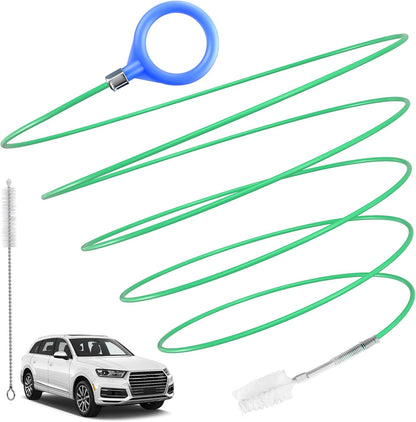 Auto Sunroof Drain Cleaning Tool, 120 Inch Flexible Tube Cleaning Brush, Drain Brush Extra Long Pipe Cleaners for Cars, Car Accessories, Car Sunroof Drain Hole Cleaner for Drains, Sewers, Windshields