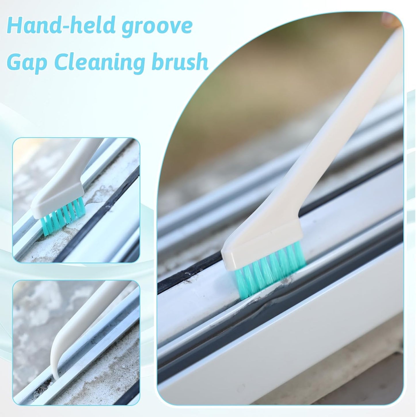16 Pcs Small Household Cleaning Brushes, Deep Detail Crevice Cleaning Tool Set, Micro Crevice Scrub Cleaner Tool, Detail Tiny Scrub Cleaner Brush for Small Holes Corner Space Keyboard Bottle Tile