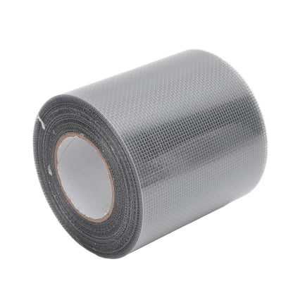 Window Screen Repair Mesh Patch Self Adhesive Tape Roll Strong Sticky Breathable Net Repair Kit for Home Camping Tent Door Bed Screen Quick Fix Solution 80mm x 6.1m (Black)
