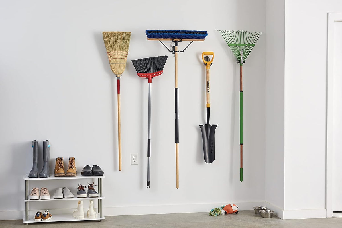 Harper 20201044 24 in. Indoor/Outdoor Dry All-Purpose Push Broom with Dual Bristles, for Dust, Gravel, Debris